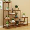 Multi-layer Solid Wood Succulent Flower Stand for Indoor Balcony or Living Room