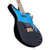 Deluxe Bedford Black with Blue Pearl Pickguard and Tremolo D'Angelico