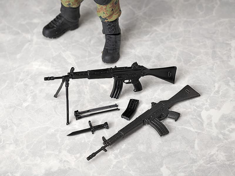 TOMYTEC figma Little Armory Force Member Plastic Painted Articulated Figure Self-Defense Non-scale