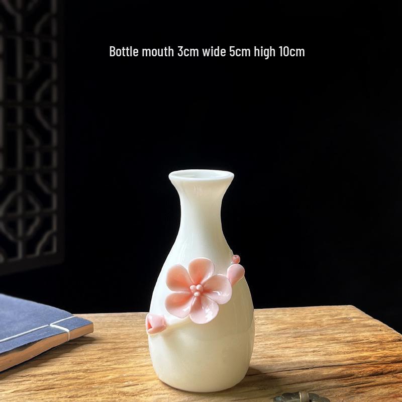 Мини-ваза из керамики ручной работы для свежих цветов - Красочные настольные украшения