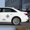 Наклейки на капот автомобиля, горный компас, наклейки на дверь автомобиля, водонепроницаемые, 4X, автомобильный декор, автомобильные аксессуары для автофургонов, автомобилей, седанов, внедорожников