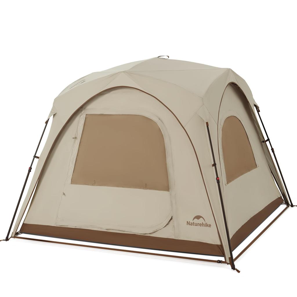 Naturehike Прямой Магазин Легкий УФ Без Тепла Легко Устанавливаемая ТПУ Сетка Ti ЧЕРНЫЙ Бесконечно Соединяемая Палатка, Тент в Одно Касание, Блокировка, Защита, Экранирование,