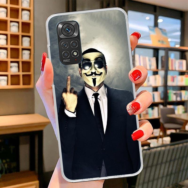 Man Suit Shirt Tie Cover Phone Case For Xiaomi Redmi Note 15 14 13 12 11 10 Pro Plus 14S 12S 11S 11T 11E 10S Soft Fundas Shell R