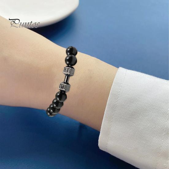 Браслет из бисера со штангой в этническом стиле, целебная энергия, красочный искусственный бирюзовый натуральный камень, круглые бусины, браслет для девочек, модные украшения