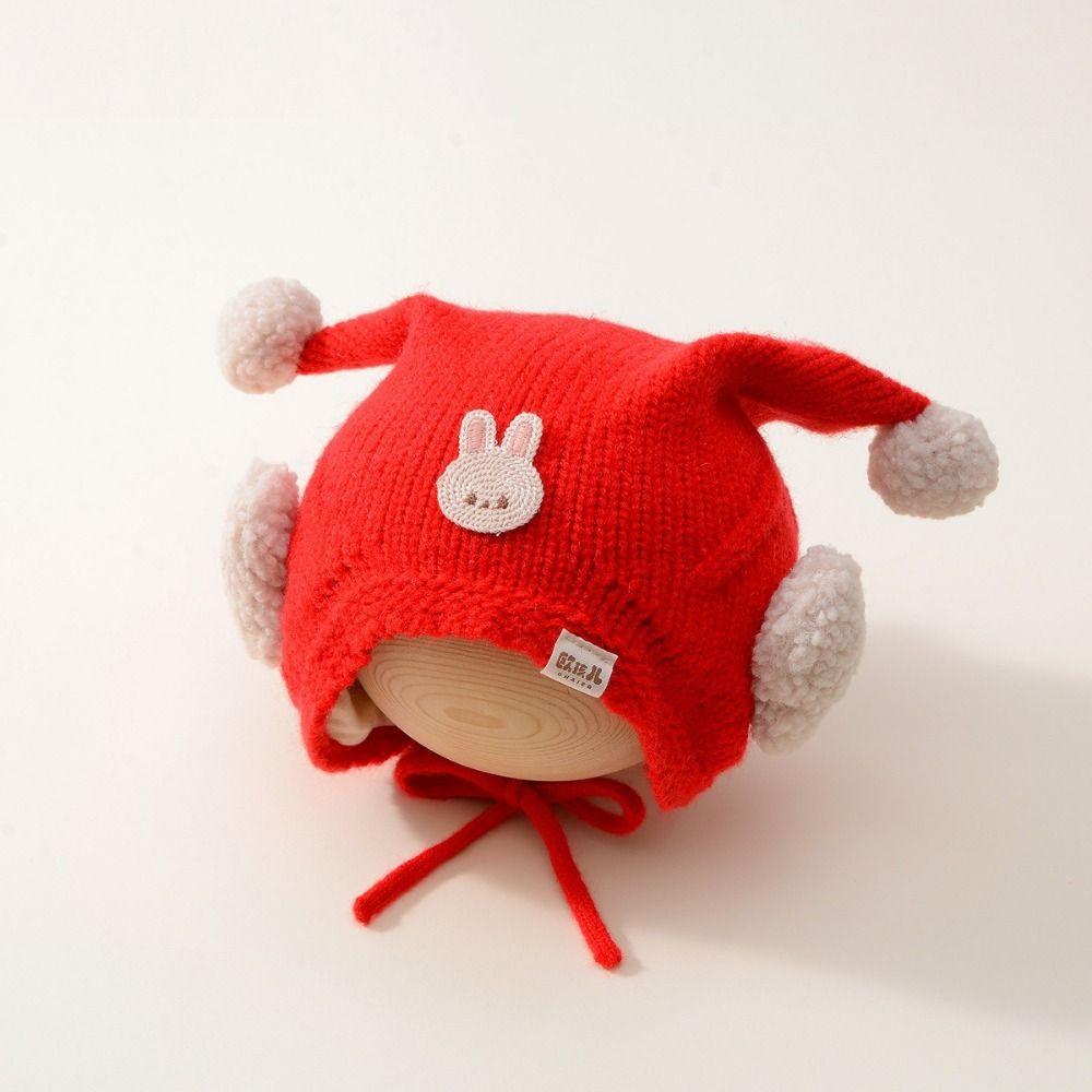 Cute Winter Baby Crochet Hat Cold-Resistant Kids Ear Protection Hat Winter Season