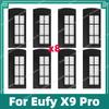 Совместимые аксессуары для робота-пылесоса Eufy X9 Pro: боковая щетка, HEPA-фильтр, салфетка для мытья полов, тряпка, сменные запчасти