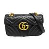 [Pre-Owned] Gucci GG Marmont Matelassé Mini Bag 'Black' - Very Good #2EO132