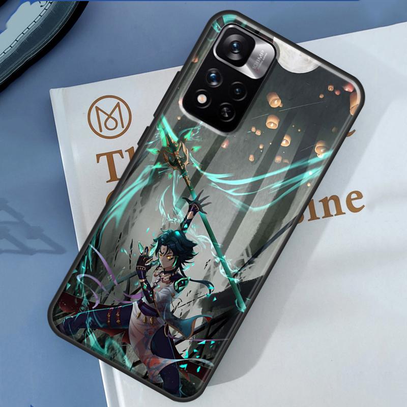 Genshin Impact Xiao Case For Xiaomi Redmi 14C 13C 10C 12C Redmi Note 13 14 Pro 12 11 9 10 9S 10S 11S 12S Cover