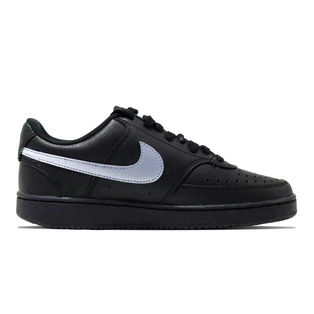Nike Court Vision Туманный Серый Устойчивые к истиранию Низкие Скейтбордические кроссовки Унисекс Черный Белый DH2987-002(Команда92-)