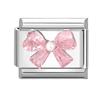 Shiny Colorful Crystal Butterfly Bow Knot Heart Italian Charm Links Fit 9mm Stainless Steel Bracelet Women Y2K DIY Making Gift
