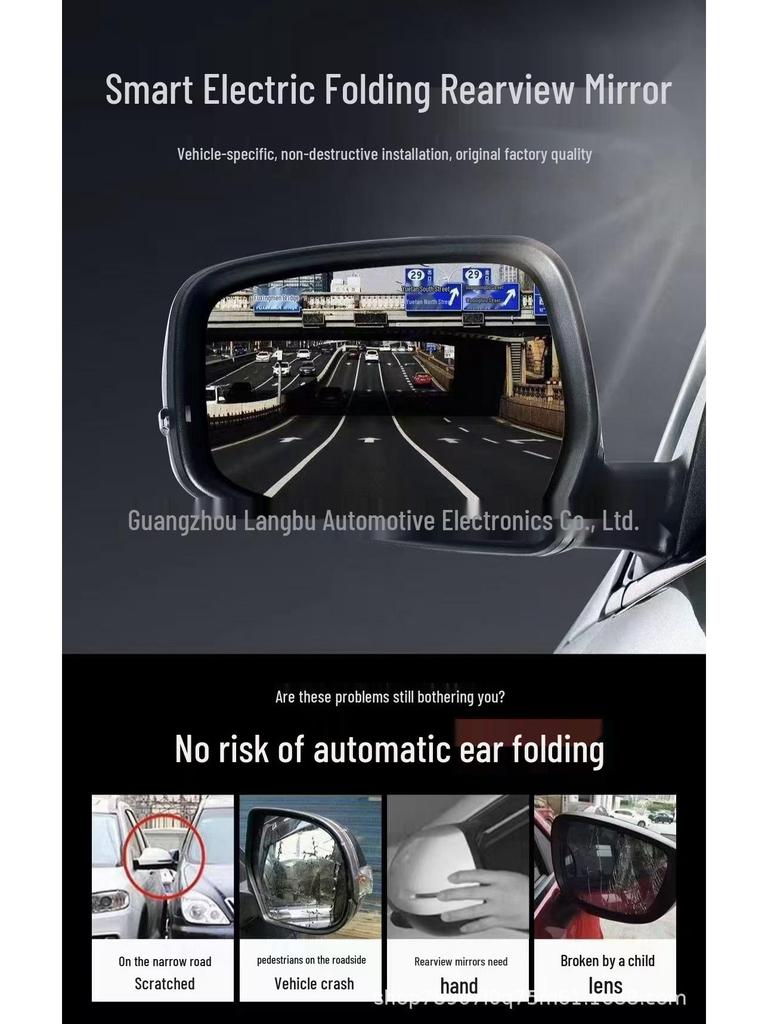 Улучшение Ford Smart Electric: Складывающееся зеркало заднего вида для автоматического заднего хода