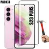 Tempered Glass - Booling - for Samsung Galaxy S23 Plus - Pack of 3 - Shockproof - Easy To Install