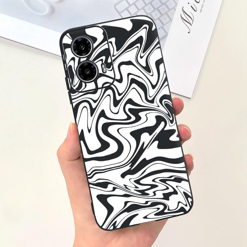 2024 New Design Phone Case For Motorola Moto G24 G34 Soft Black Silicon Protective Cover For MOTO G24 G34 4G 5G Phone Bumper