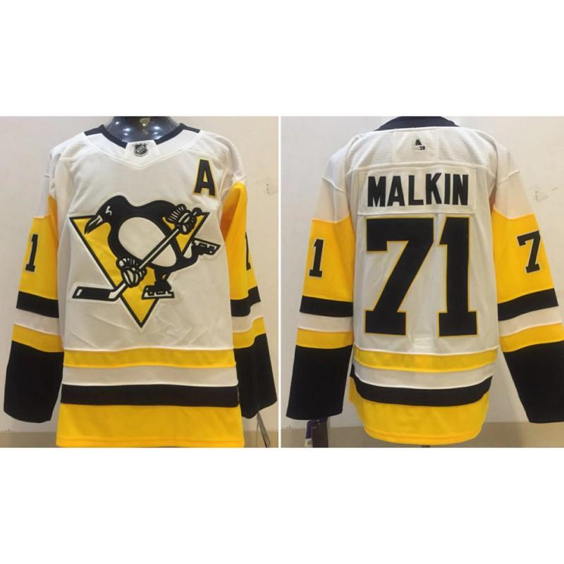 Pittsburgh Penguins NHL Hockey Jersey 87 Crosby Embroidered Practice Uniform Men