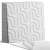 Komplet Kafelków Pcv Z Dekorem Do Kuchni Lub Łazienki Fale W Warstwach 3D 20X20X20 Cm
