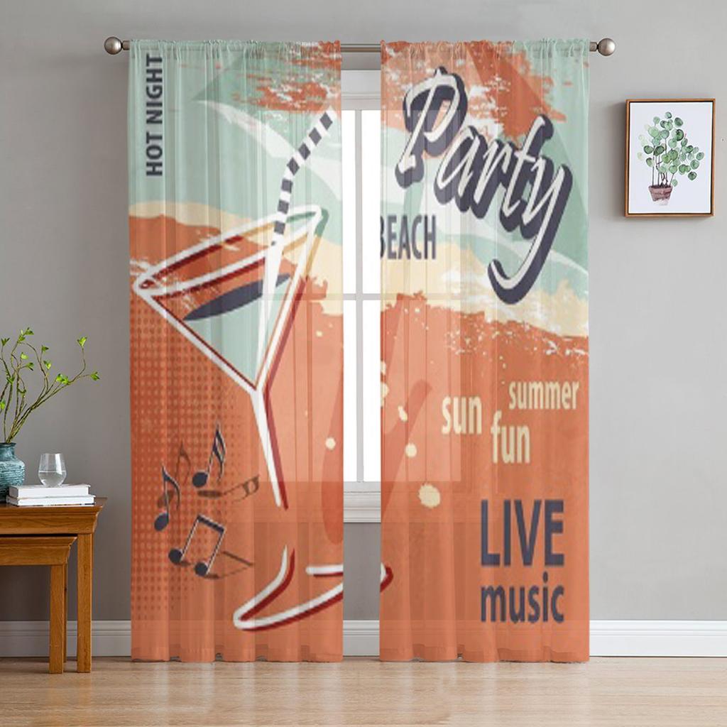 Синий Серый Абстрактная Художественная Текстура Вуаль Прозрачные Шторы Гостиная Окно Шифон Тюль Шторы Кухня Спальня Шторы Домашний Декор