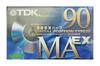 Кассетная лента TDK Metal Tape 90 минут, снижение вибрации, половина принята MAEX-90