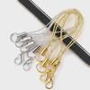 20-Pack Double Ring Mobile Phone USB Pendants with Lobster Clasp and Hanging Rope for DIY Jewelry Accessories