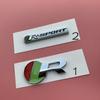 R Green Red Badge R-Sport Bar Emblem Sticker for XE F-PACE Fender Trunk Car Styling Refitting Sport Car High Performance Sticker