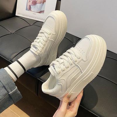 Туфли на платформе белые женские туфли новые классические туфли на плоской подошве универсальные повседневные туфли на мягкой подошве женские туфли для сноубординга