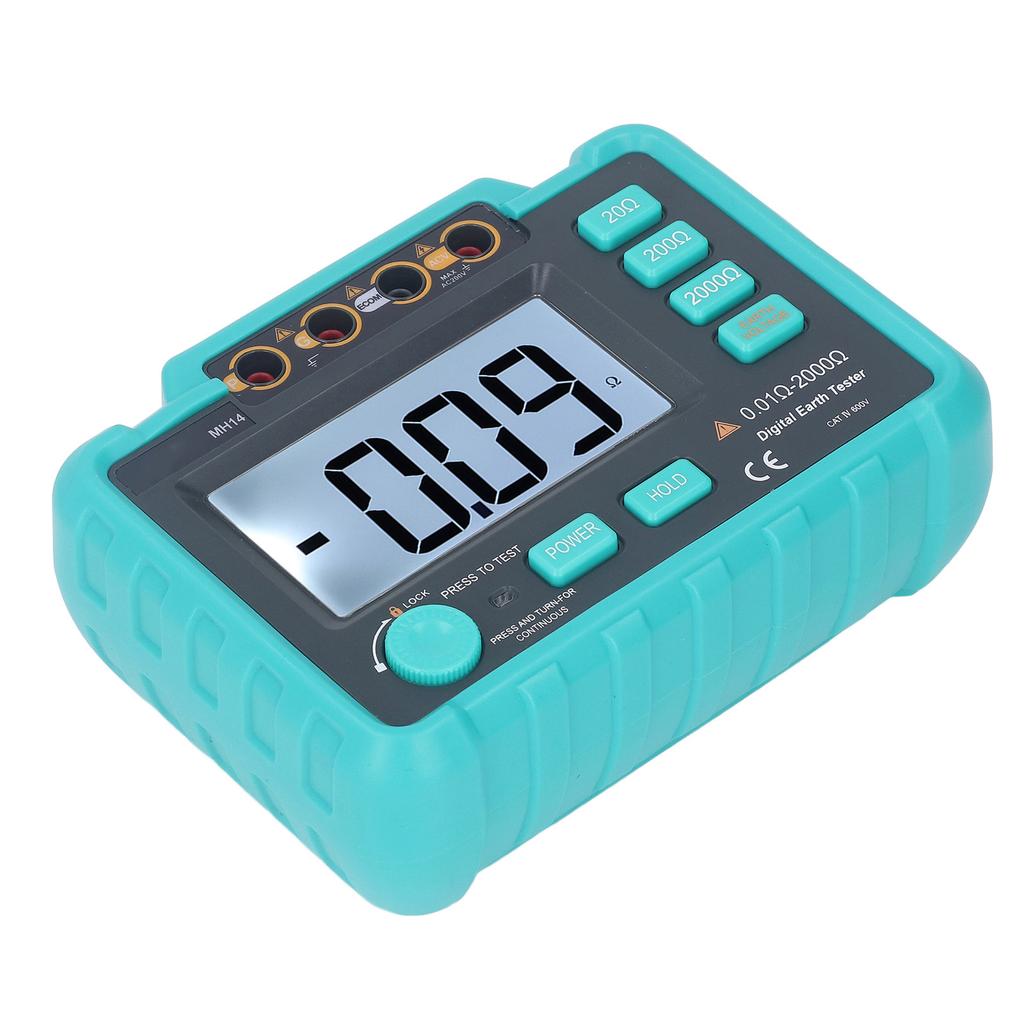 Electrical Megohmmeter Accurate Measurement Insulated Digital Grounding Resistance Tester