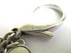 Authentic LOUIS VUITTON White Silver Bag Charm Key Holder Sac Fleures Du Epi #9731  Refurbished
