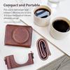 Digital Camera Protective Case PU Leather Camera Storage Bag with Removable Shoulder Strap Compatible with  ZV1