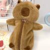 Большая вместимость Capybara плюшевая сумка для ручек Animal Doll Capybara плюшевая сумка для карандашей Student
