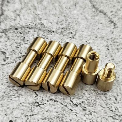 5 шт./лот латунные заклепки винт шлифовальный DIY нож ручка крепеж аксессуары тактика замок заклепки DIY ремесленные принадлежности