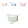 New Heartbeat Waterproof Dumpling Bag Cosmetic Bag Toiletry Bag Portable Hand-held Storage Bag Candy Color Cosmetic Bag Wholesale