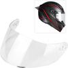 Motorcycle Helmet Visor Compatible with AGV K1 K3 SV K5 K5‑S Wind Shield Helmet Lens Visor Shield Full Face(Transparent)