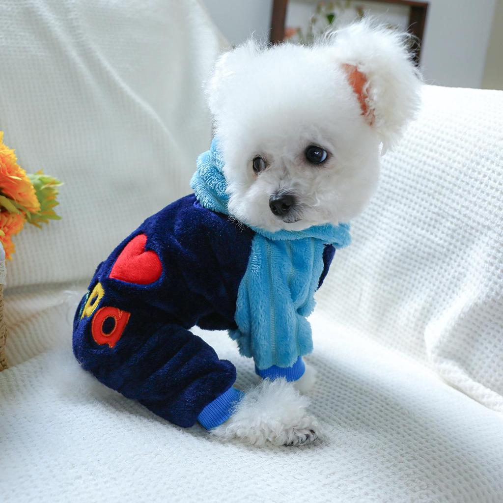 PETCIRCLE Фланелевая одежда для собак на четырех лапах - Милый и уютный осенне-зимний наряд