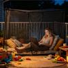 Summer Outdoor Camping Mosquito Net Easy Installation Corner Mounting Portable Netting Travel Mesh Bed Curtain Net