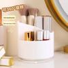Портативный вращающийся держатель для кистей для макияжа: Вместительное хранилище для помады, карандаша для бровей, кисточек для теней и канцелярских принадлежностей.