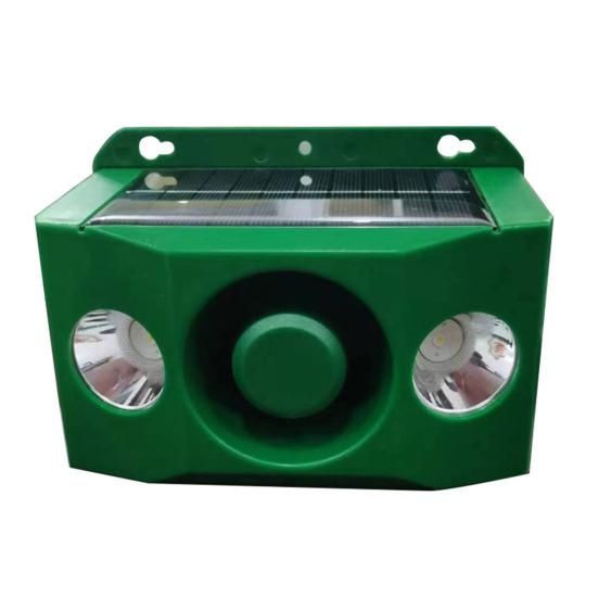 Светильник для отпугивания животных, солнечные предупреждающие огни с громким звуком, устойчивый к погодным условиям, отпугивающий свет для фермерского поля, двора