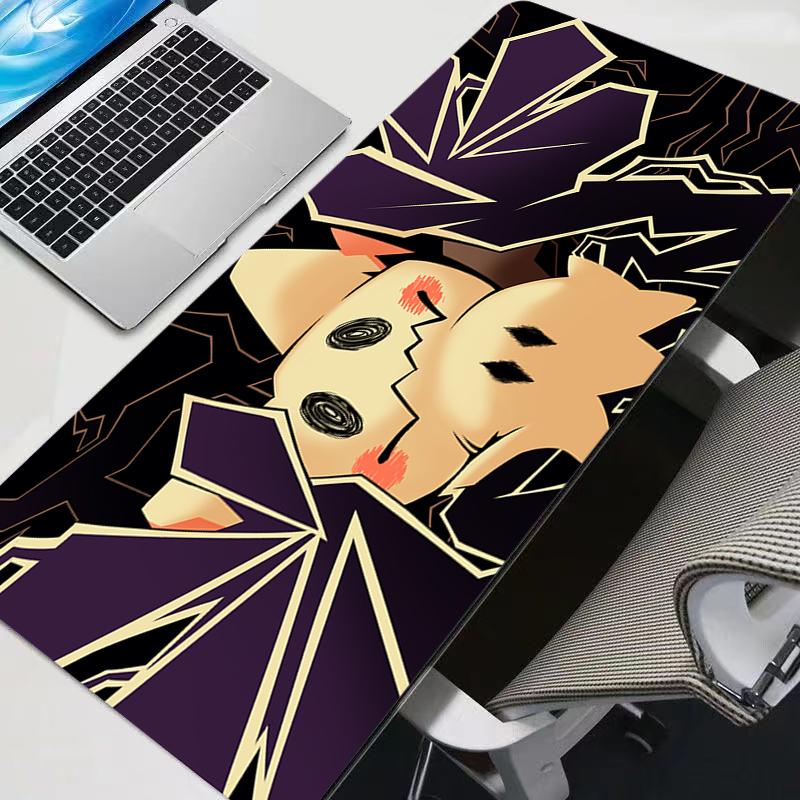 Mouse Pad notbook gamer Pokemon Pikachu Large Keyboard NonSlip Rubber Computer Carpet Desk Mat PC Gamer x MousePad