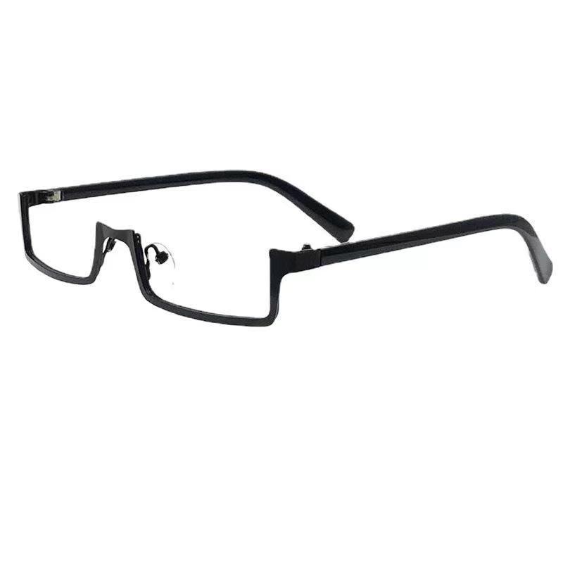 Отделение воздержания, Без линз, Декоративная оправа для очков в полурамке, Персонализированная уличная съемка, Imperial Sister Wind, Чистое желание в полурамке