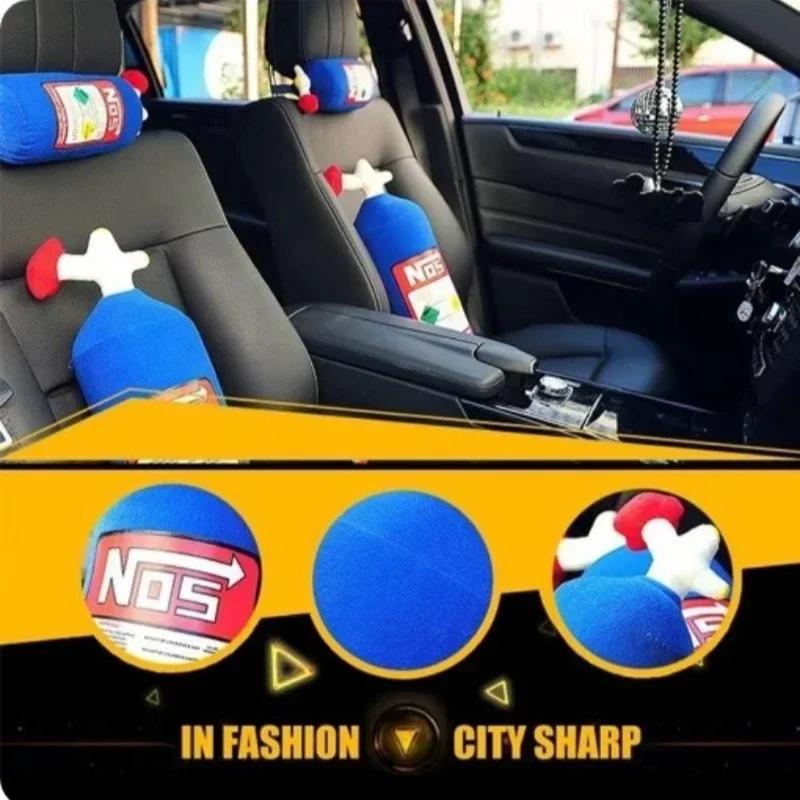 Perfect Gift for Car Seat Neck Pillow, Car Cylindrical Headrest, Motorcycle Decoration