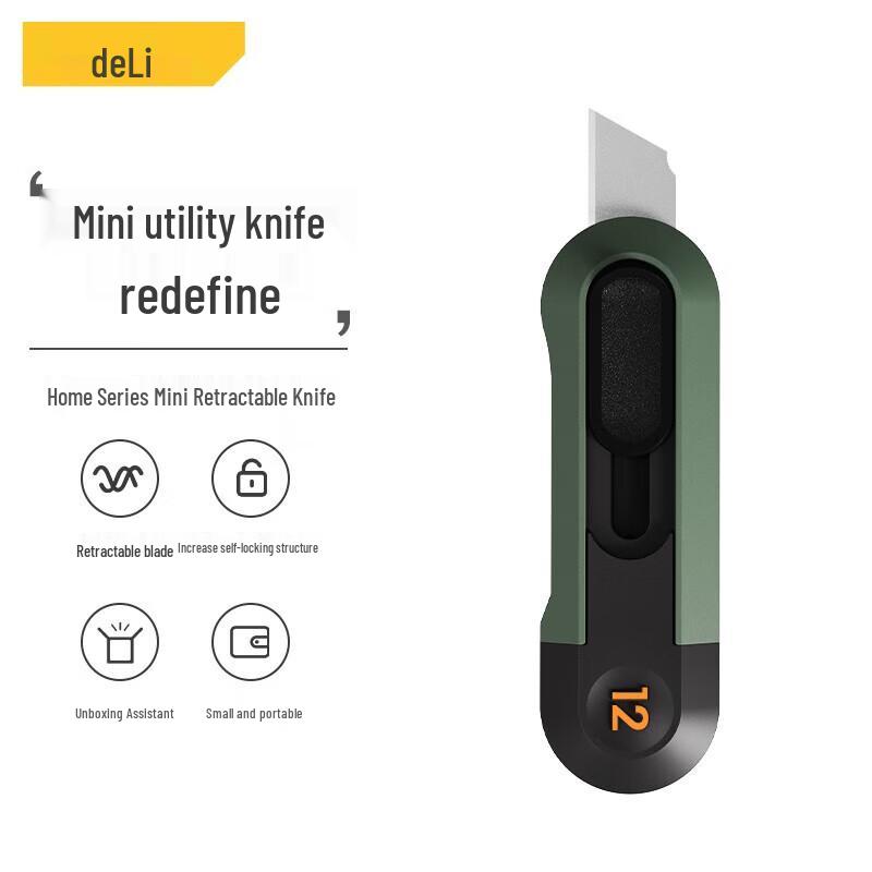 Deli Home Series Mini Retractable Utility Knife