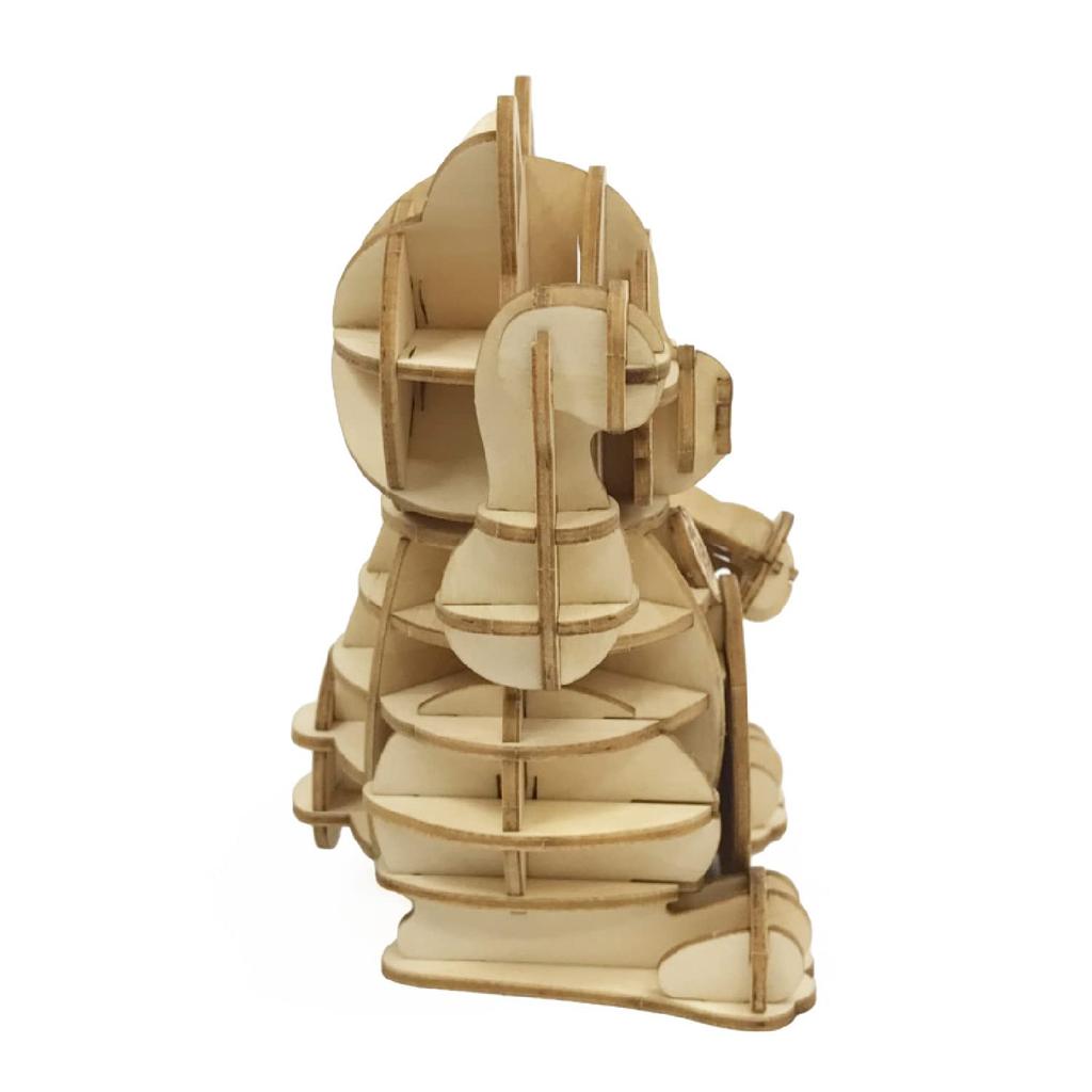 Манэки-нэко Деревянный 3D-пазл Набор для творчества «Сделай сам», которым могут наслаждаться все, от учеников начальной школы до взрослых. Развивающие игрушки для мальчиков и