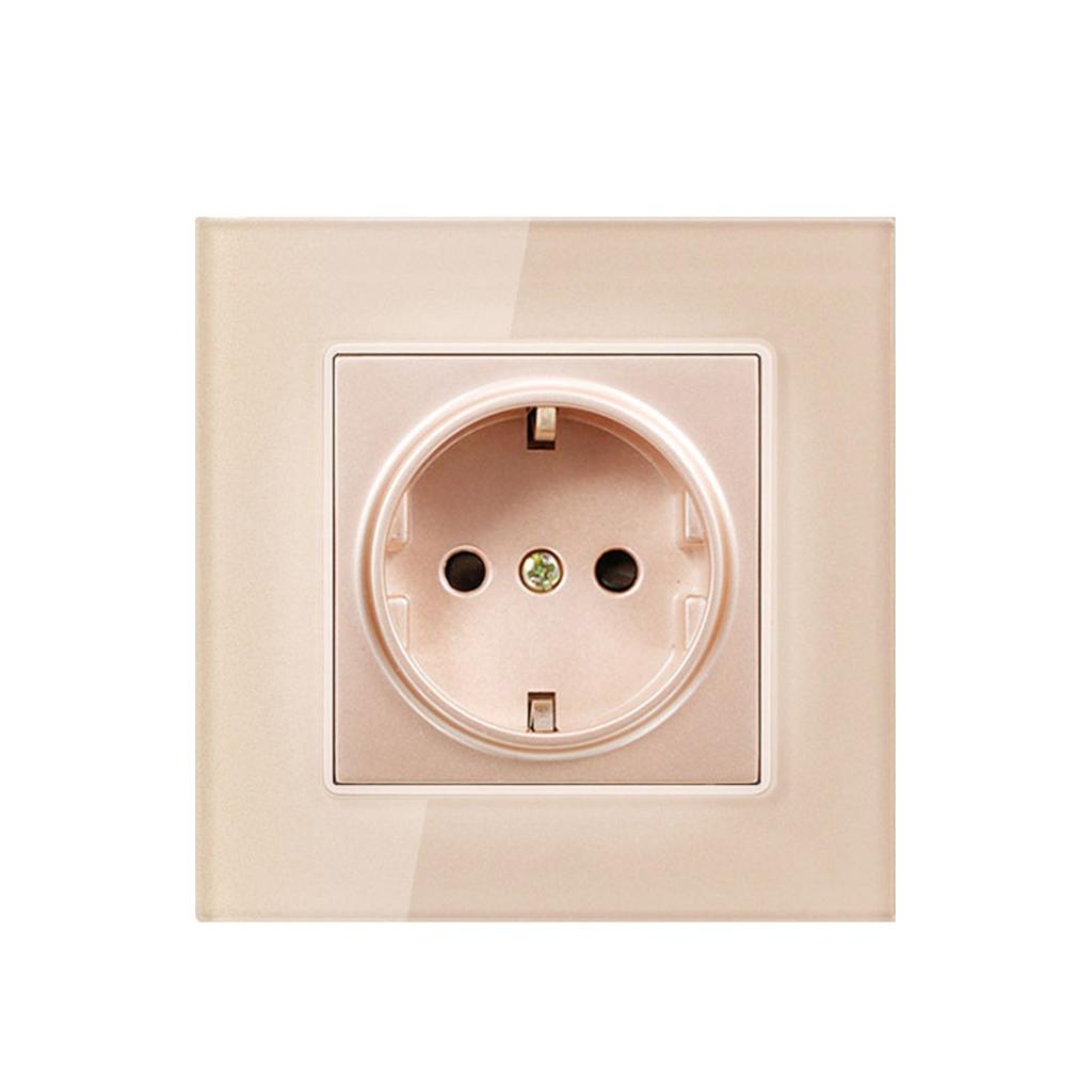 Европейский стандарт настенная розетка панель с круглым отверстием панель розетка