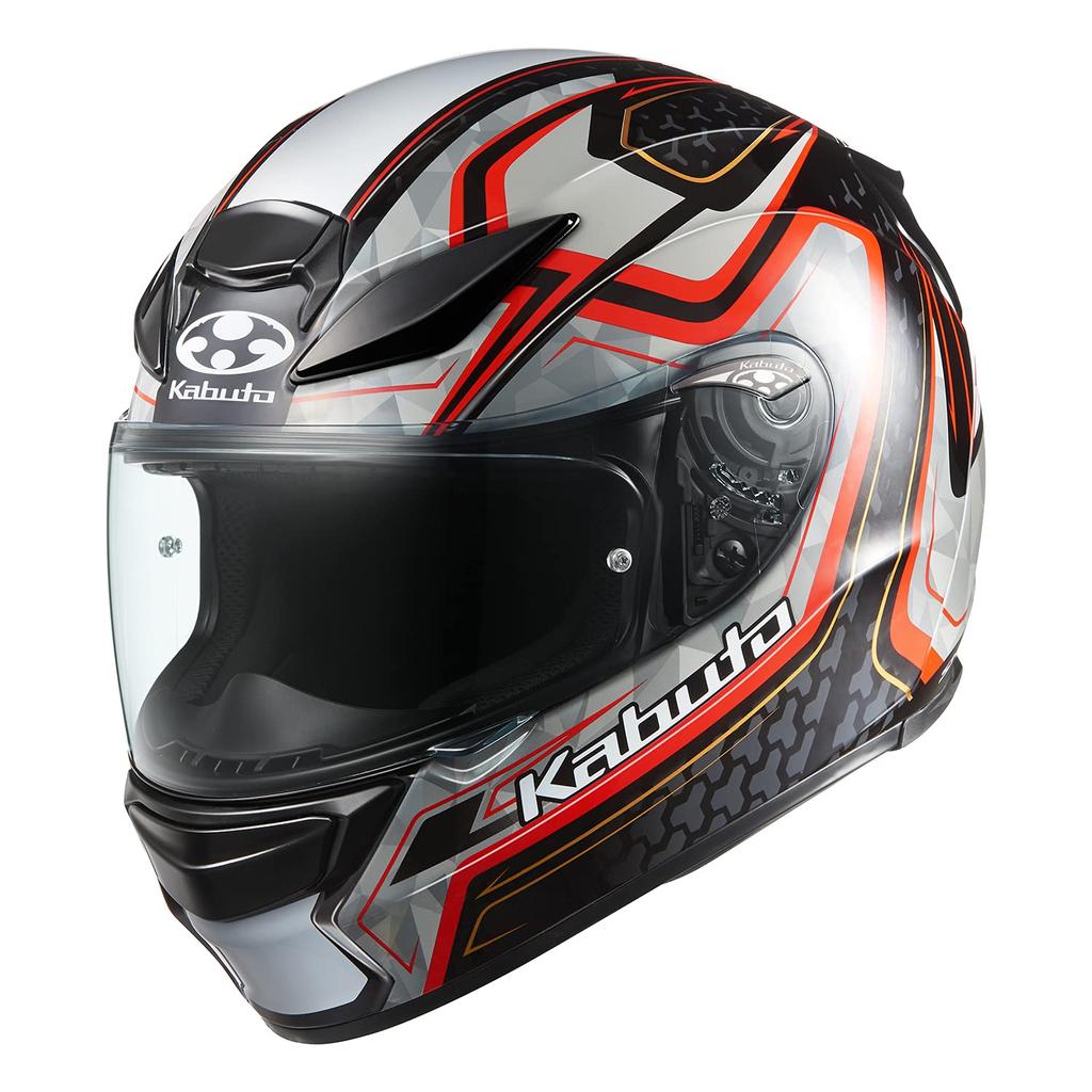Motorcycle Helmet SHUMA FROZE Black Red L 2087323 [OGK Kabuto]