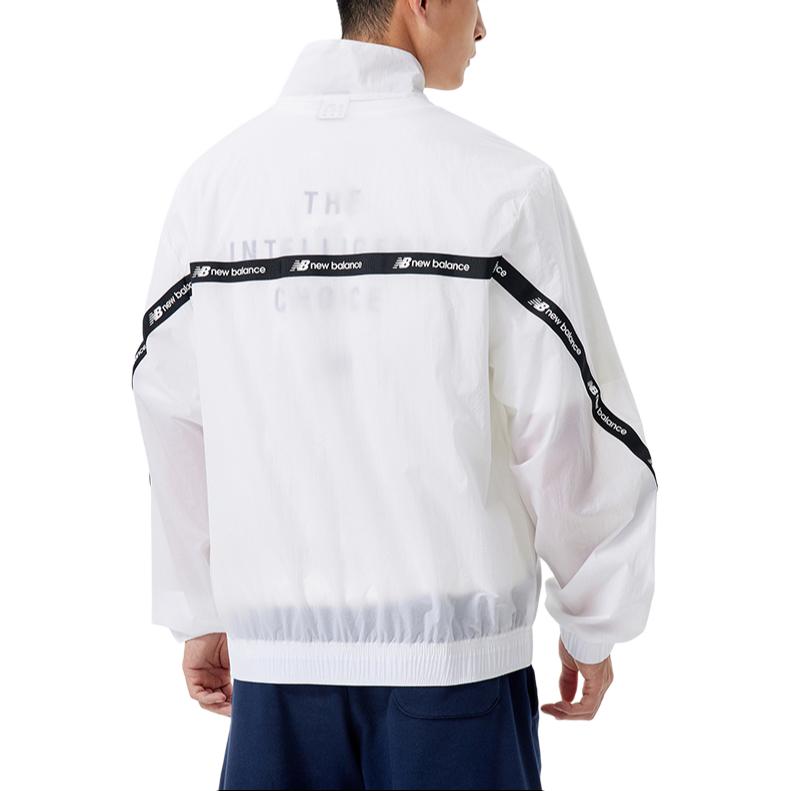 New Balance Jacket Unisex White AMJ22350-WT
