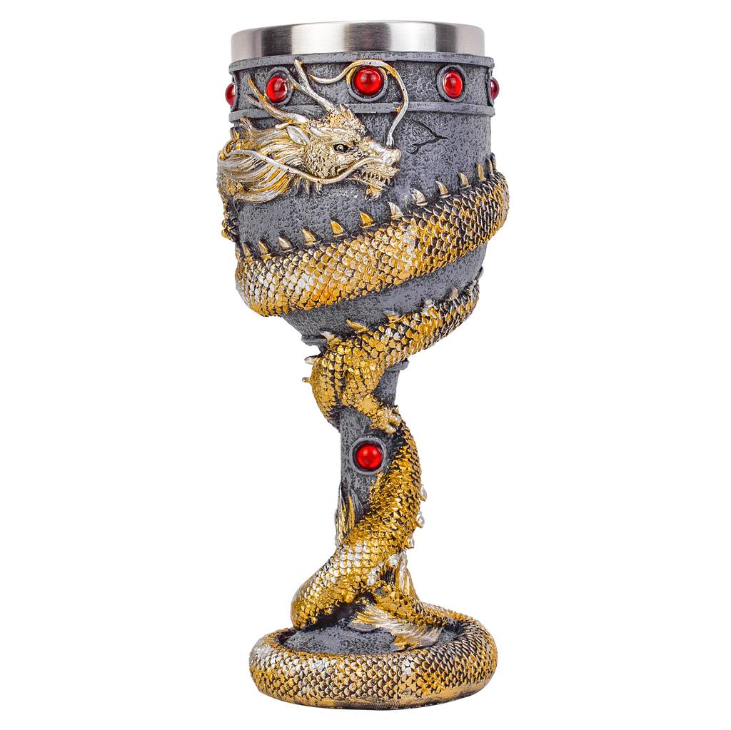 Mighty Asian Dragon Mug Tankard 304 Stainless Steel Resin 3D Retro Beer Tankard Stein Cup Mugs BEST Birthday Gift 600ml 20oz