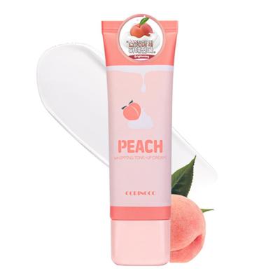 CORINGCO Peach Toneup Cream 1.76oz Multi Tone Up Cream Корейский макияж Увлажняющее средство для лица и тела Осветляющий морщин Bounce