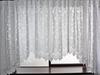 Bay Window Lace 4 Sizes Curtains, Scalloped, (length 115cm)