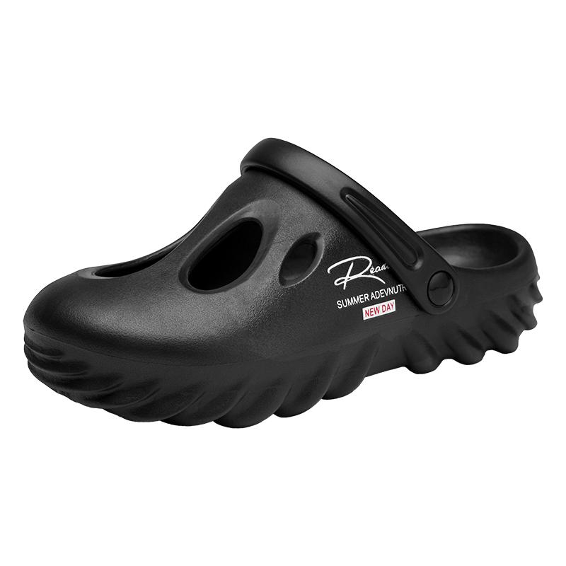 Модные новые мужские плоские летние пляжные сандалии для улицы Мужские мягкие ЭВА домашние нескользящие повседневные шлепанцы для ходьбы