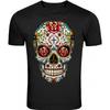 Сахарный Череп Розы Глаза День Мертвых Мексиканский Готический Los Muertos Футболка