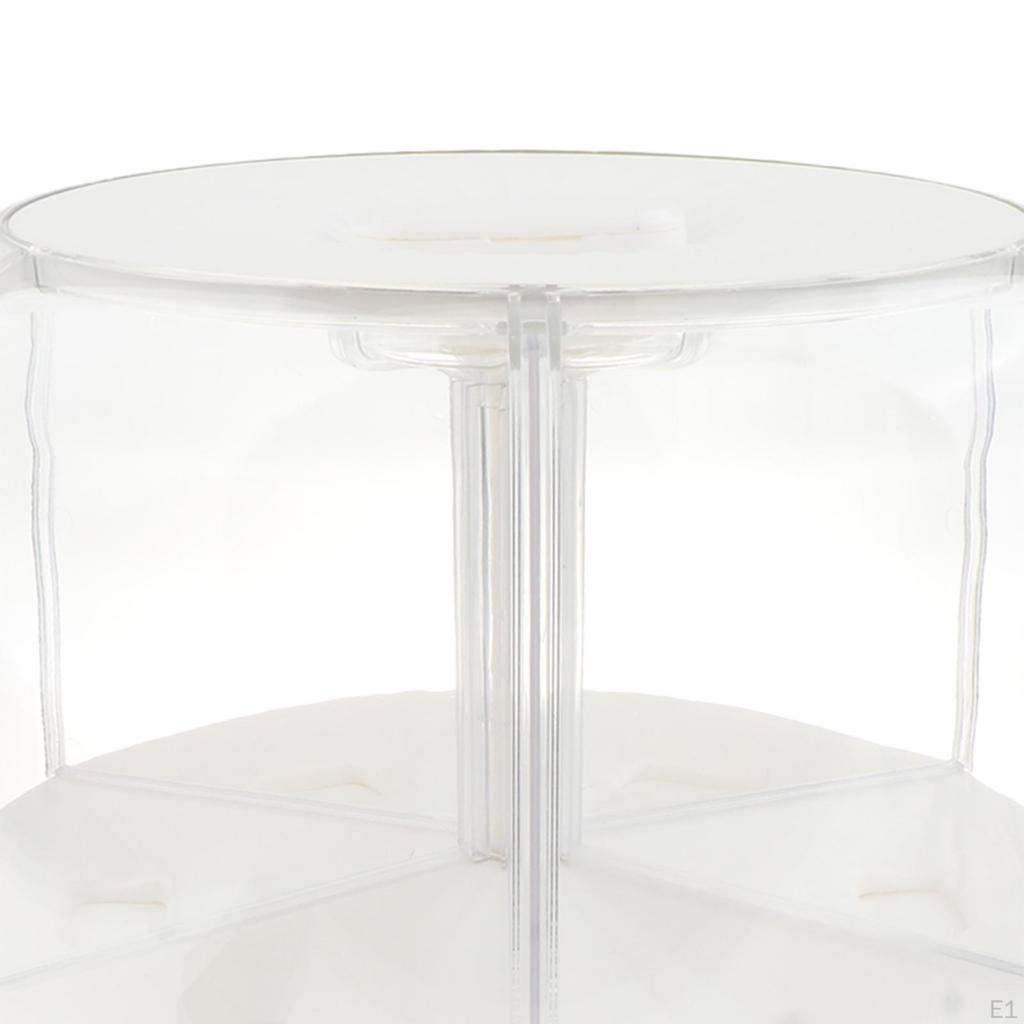 Диспенсер для риса с вращением на 360°, пищевой диспенсер, 6 сеток, контейнер для хранения риса, контейнер для зерна