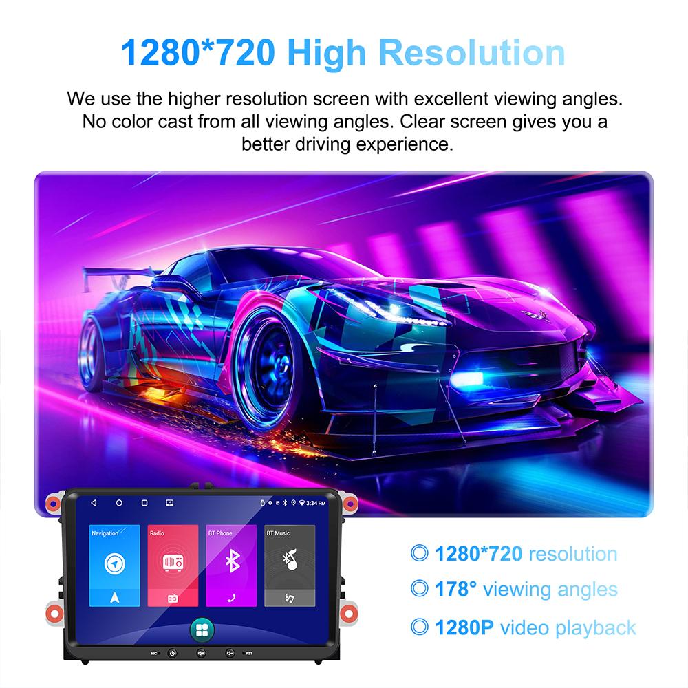 Carplay Android Автомобильное радио GPS WIFI для VW POLO GOLF 5 6 PASSAT B6 JETTA TIGUAN TOURAN SHARAN SCIROCCO CADDY Seat Audio Stereo